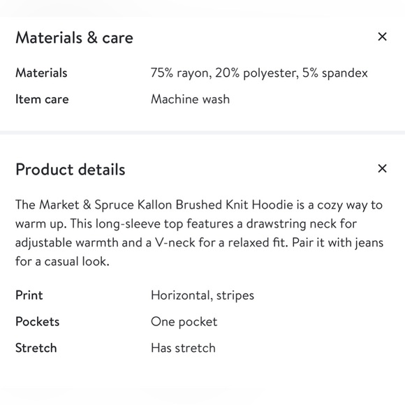 Market & Spruce Kallon Brushed Knit Hoodie - Picture 6 of 7